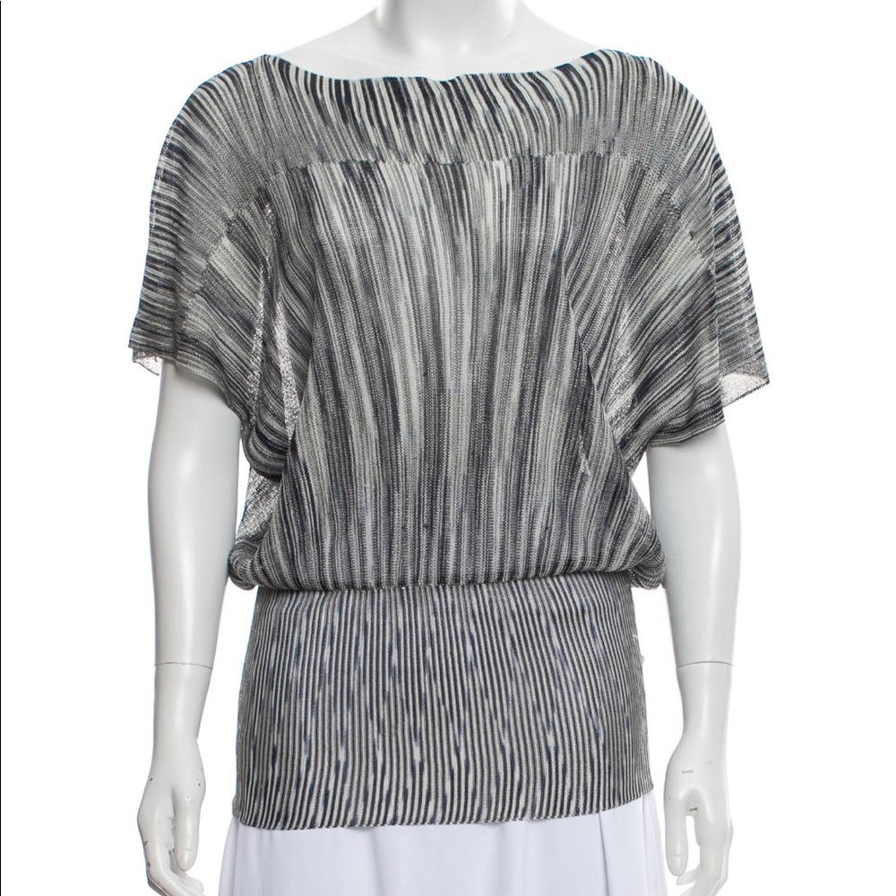 Missoni Knit Short Sleeve Top, US4/ IT40